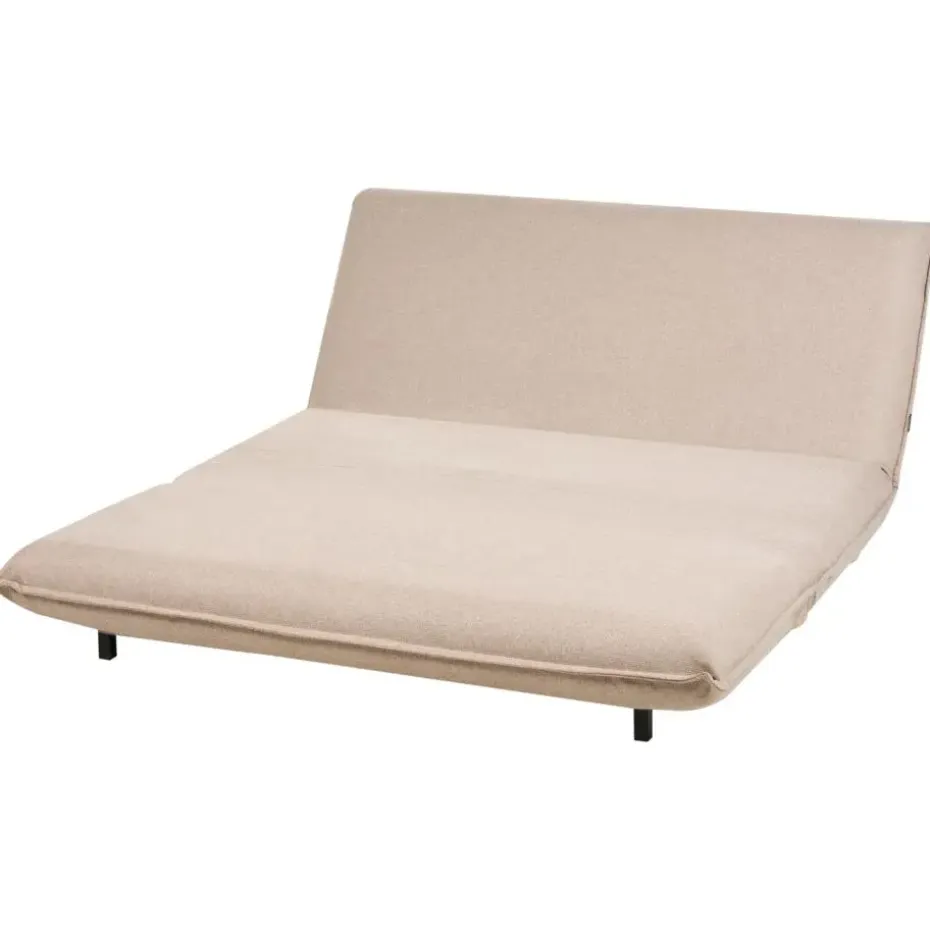ABISKO - Slaapbank 2-zits - Beige - Kunstlinnen