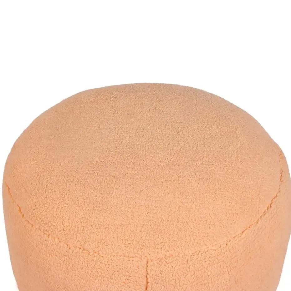 ADLANA - Poef - Oranje - Stof