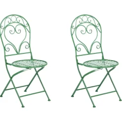 ALBINIA - Bistroset voor 2 - Groen - Metaal