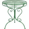 ALBINIA - Tuintafel - Groen - 70 x 70 cm - IJzer
