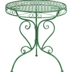 ALBINIA - Tuintafel - Groen - 70 x 70 cm - IJzer