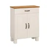 Alby - Kast met 2 deuren en 1 lade in grenen wit