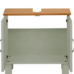 Alby - Wastafelonderkast 60 cm met 2 deuren in groen