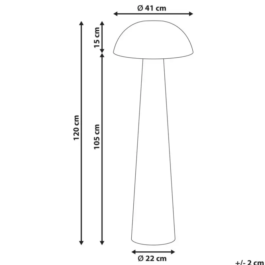ALERO - Staande lamp - Bruin - Rotan