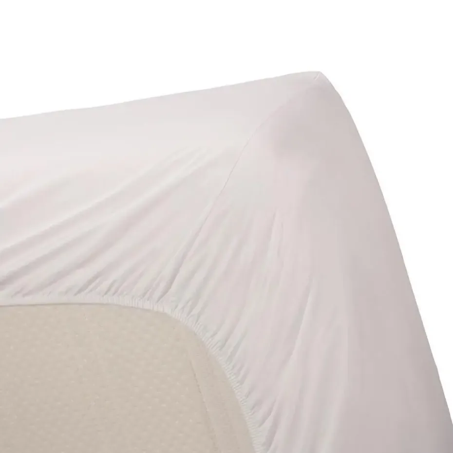 Ambiante Bamboo Cotton - Hoeslaken - 160x200 - Wit