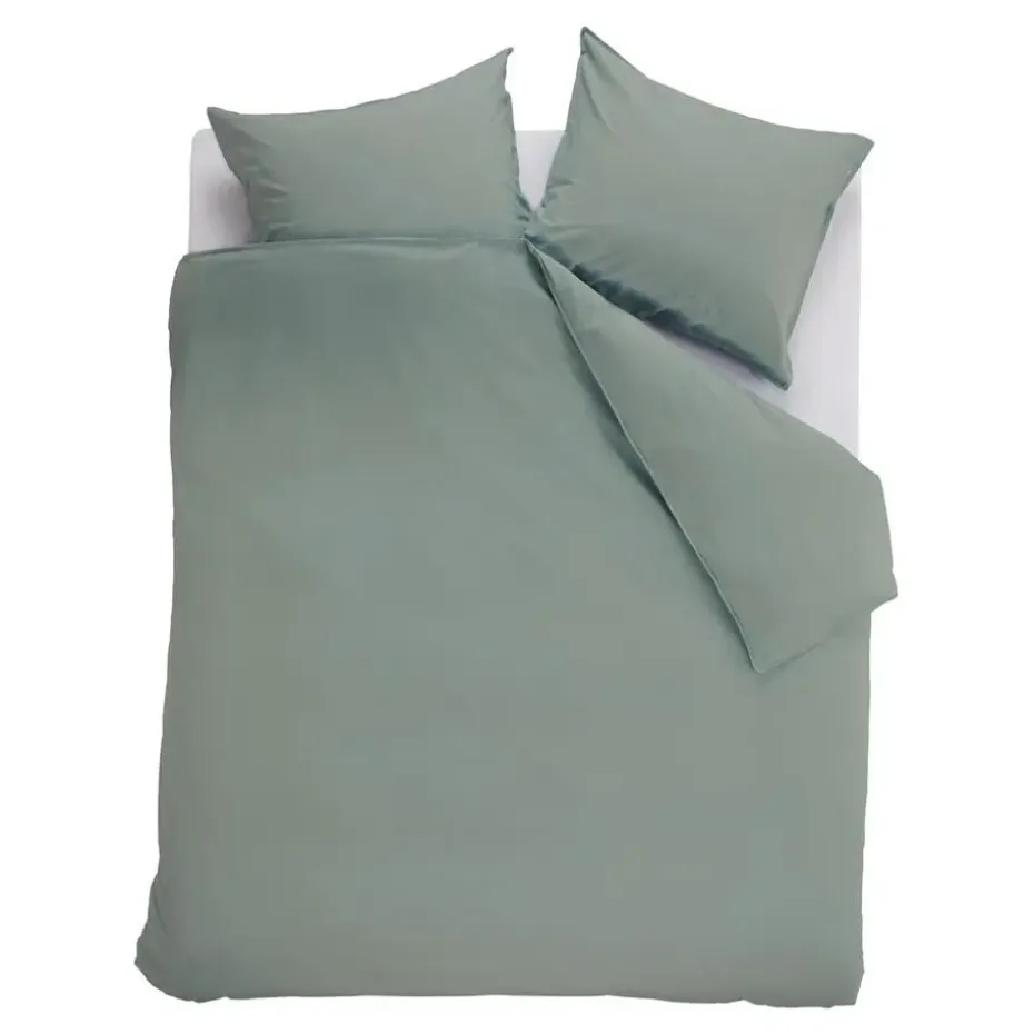Ambiante Cotton Uni dekbedovertrek - 240x200/220 - Groen