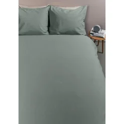 Ambiante Cotton Uni dekbedovertrek - 240x200/220 - Groen