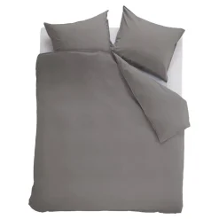 Ambiante Cotton Uni dekbedovertrek - 240x200/220 - Grijs