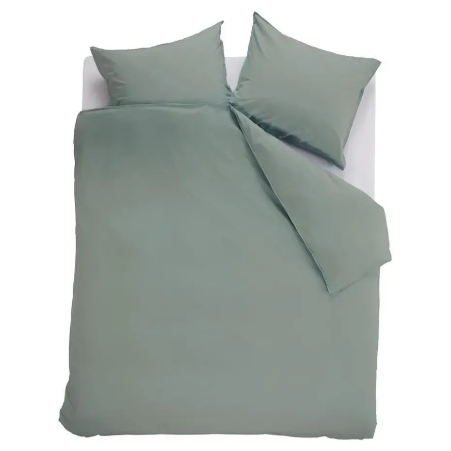 Ambiante Cotton Uni dekbedovertrek - 200x200/220 - Groen