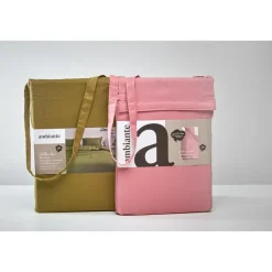 Ambiante Cotton Uni dekbedovertrek - 240x200/220 - Roze