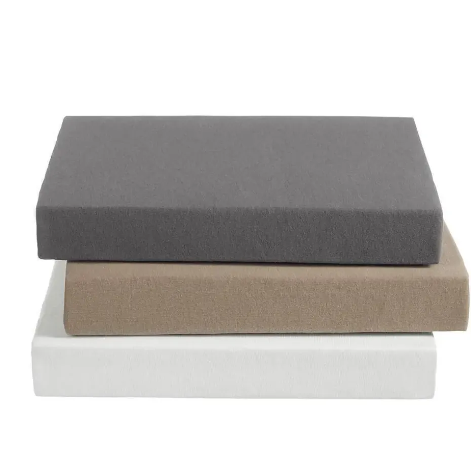 Ambiante Jersey - Hoeslaken - 200x200/210 - Taupe