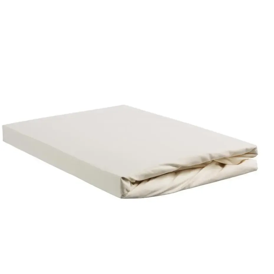 Ambiante Jersey - Hoeslaken - 160x200/210 - Gebroken wit