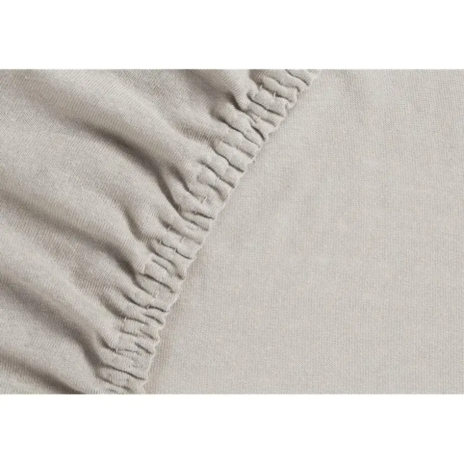 Ambiante Jersey - Hoeslaken - 160x200/210 - Gebroken wit