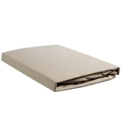 Ambiante Katoen - Hoeslaken - 200x210/220 - Taupe