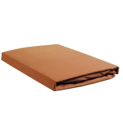 Ambiante Katoen - Hoeslaken - 180x220 - Oranje