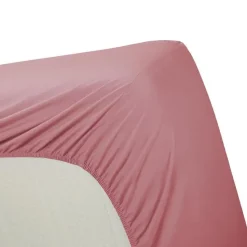 Ambiante Katoen - Hoeslaken - 200x200 - Roze