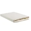 Ambiante Katoen - Splittopper Hoeslaken - 180x220 - Gebroken wit