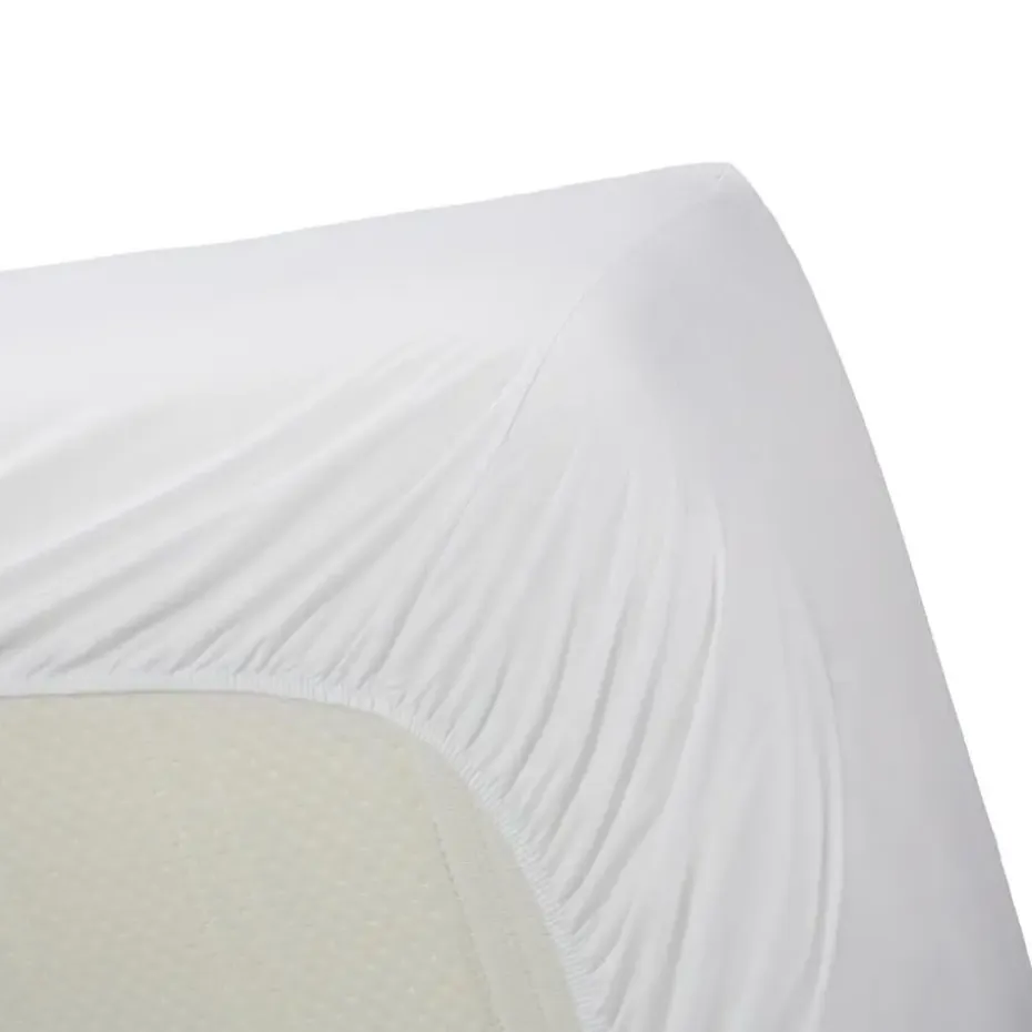 Ambiante Katoen - Topper Hoeslaken - 180x220 - Wit