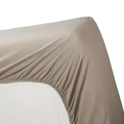 Ambiante Katoen - Topper Hoeslaken - 140x200 - Taupe