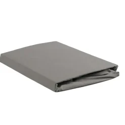 Ambiante Katoen - Topper Hoeslaken - 120x200 - Grijs