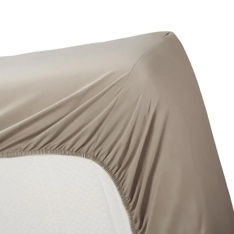 Ambiante Katoen - Topper Hoeslaken - 120x200 - Taupe