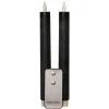 Anna Collection LED dinerkaarsen - 2x - donkergroen - 23 cm