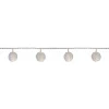 Anna's Collection Solar lichtsnoer - witte lampionnen - 250 cm