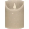 Anna's Collection Stompkaars - LED - taupe - H10 cm