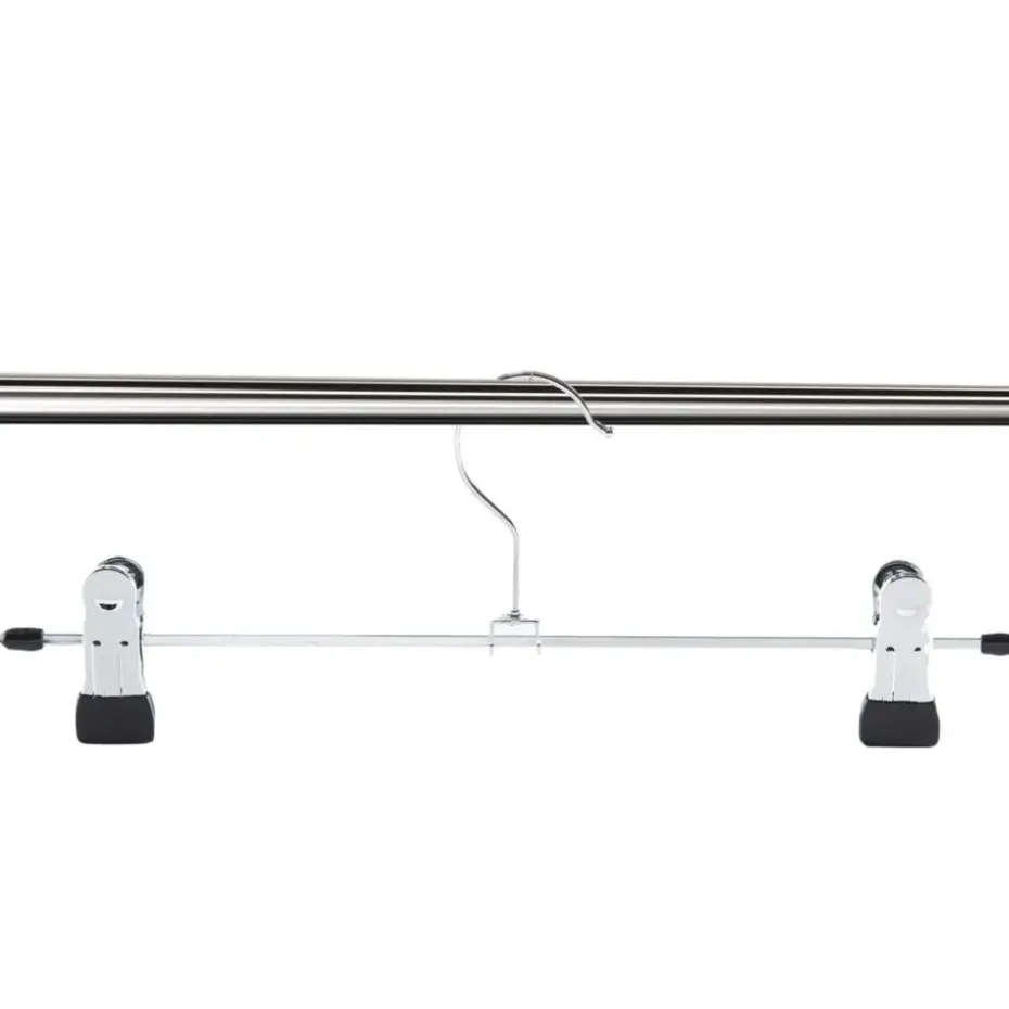 Antislip Broekhangers met Knijpers - 30 stuks Kleding Hangers met Klemmen- 31cm