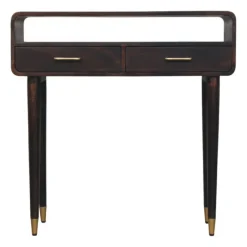 Apollo Loop Console, 2 Lades en Open Gleuf, Donkerbruin