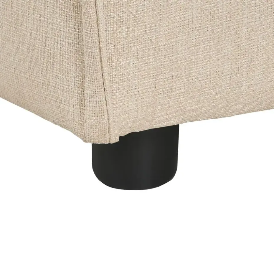 ARDAL - Ottomaan - Beige - Polyester
