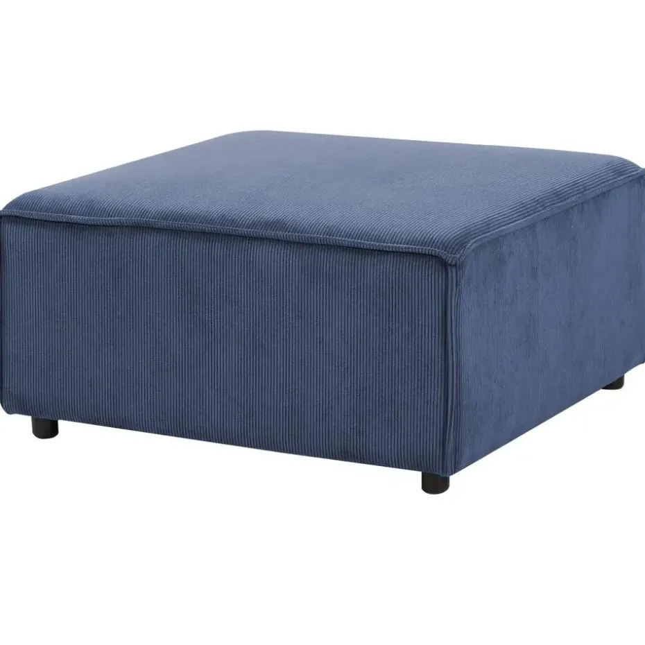 ARDAL - Ottomaan - Donkerblauw - Corduroy