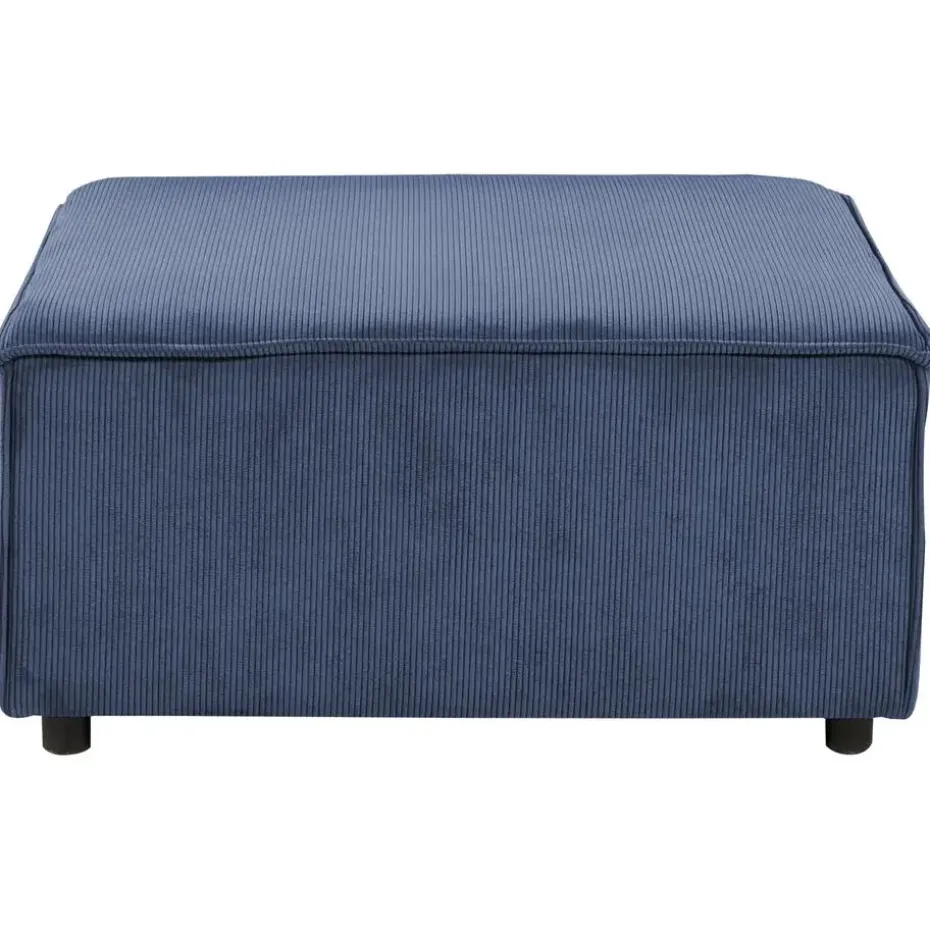 ARDAL - Ottomaan - Donkerblauw - Corduroy