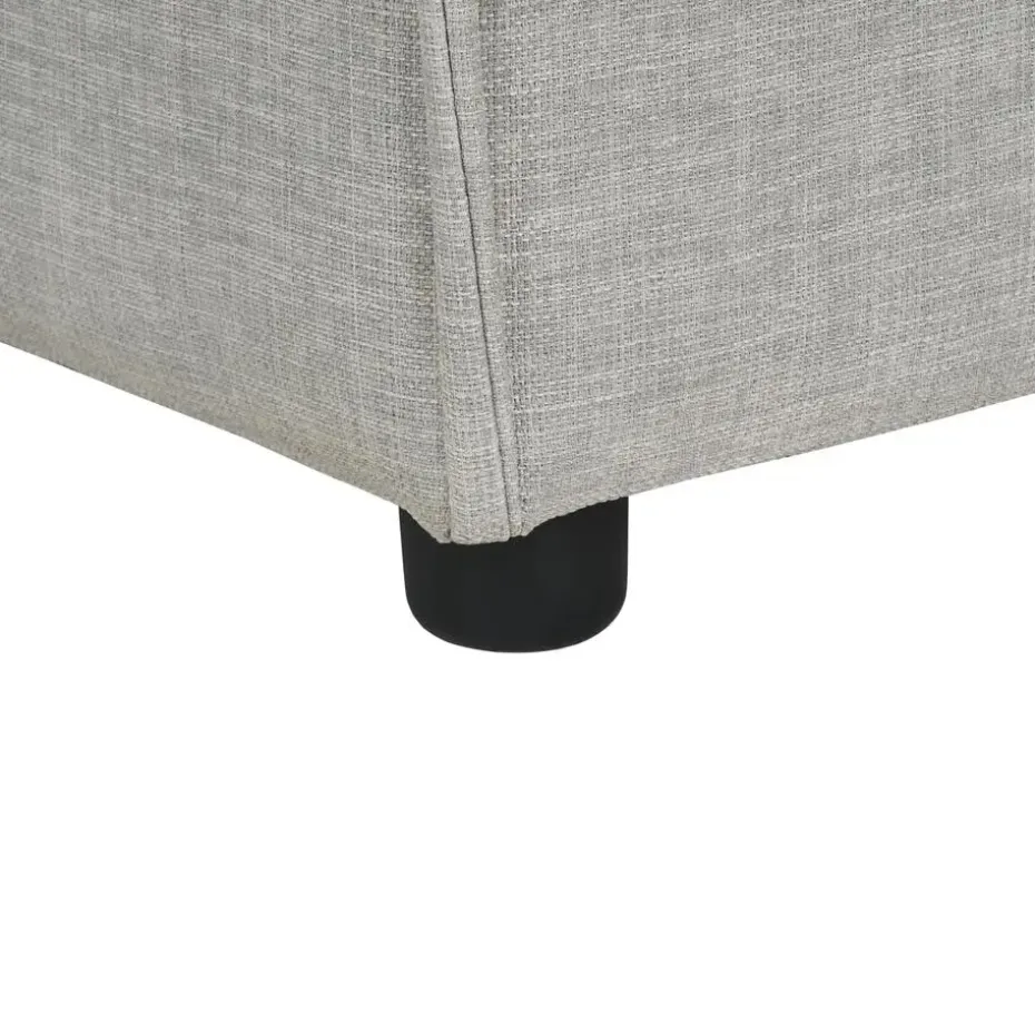 ARDAL - Ottomaan - Lichtgrijs - Polyester