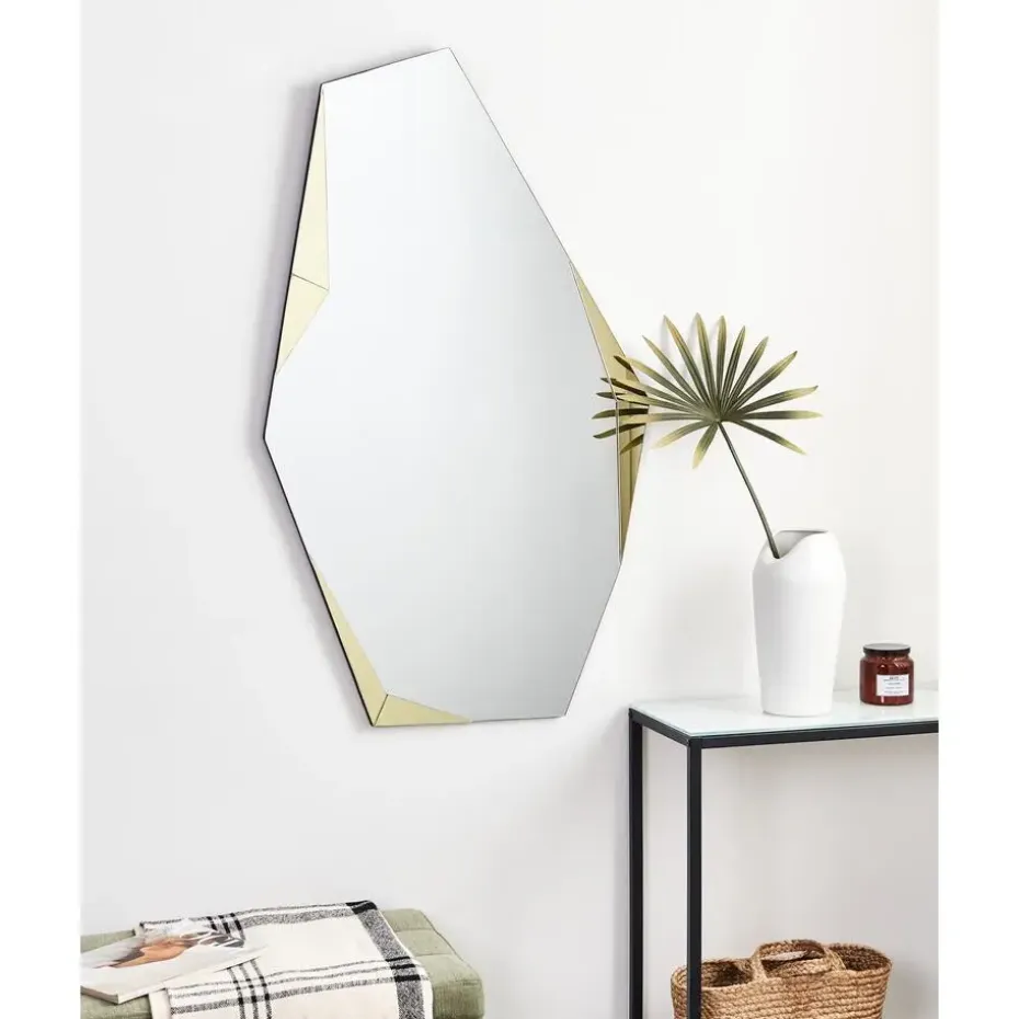 ARGUEL - Wandspiegel - Goud - 68 x 120 cm - Glas