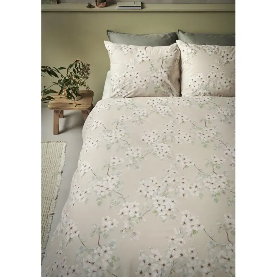Ariadne at Home Blooming Flowers dekbedovertrek - 240x200/220 - Zand