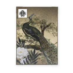 Art for the Home Canvas Geschilderde Details Peacock in Paradise