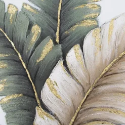 Art for the Home Handgeschilderd Canvas Lush Leaves 100x70cm