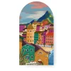 Art voor de Home Canvas Boogvormig Kleuren aan de Italiaanse Kust