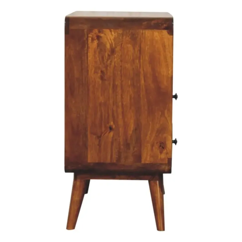 Artisan Furniture Solid hout Gebogen Nordic Charme Sidetable
