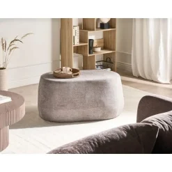 ASHTON - Bankje - Taupe - Polyester