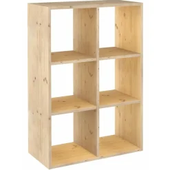 Astigarraga Dinamic Vakkenkast open - 6 vakken - PEFC grenen - 105x71cm