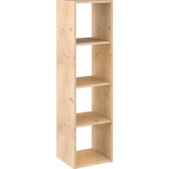 Astigarraga Dinamic Vakkenkast open - 4 vakken - PEFC grenen - 140x36cm