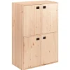 Astigarraga Dinamic Wandkast met deuren - PEFC grenen - 105x71cm