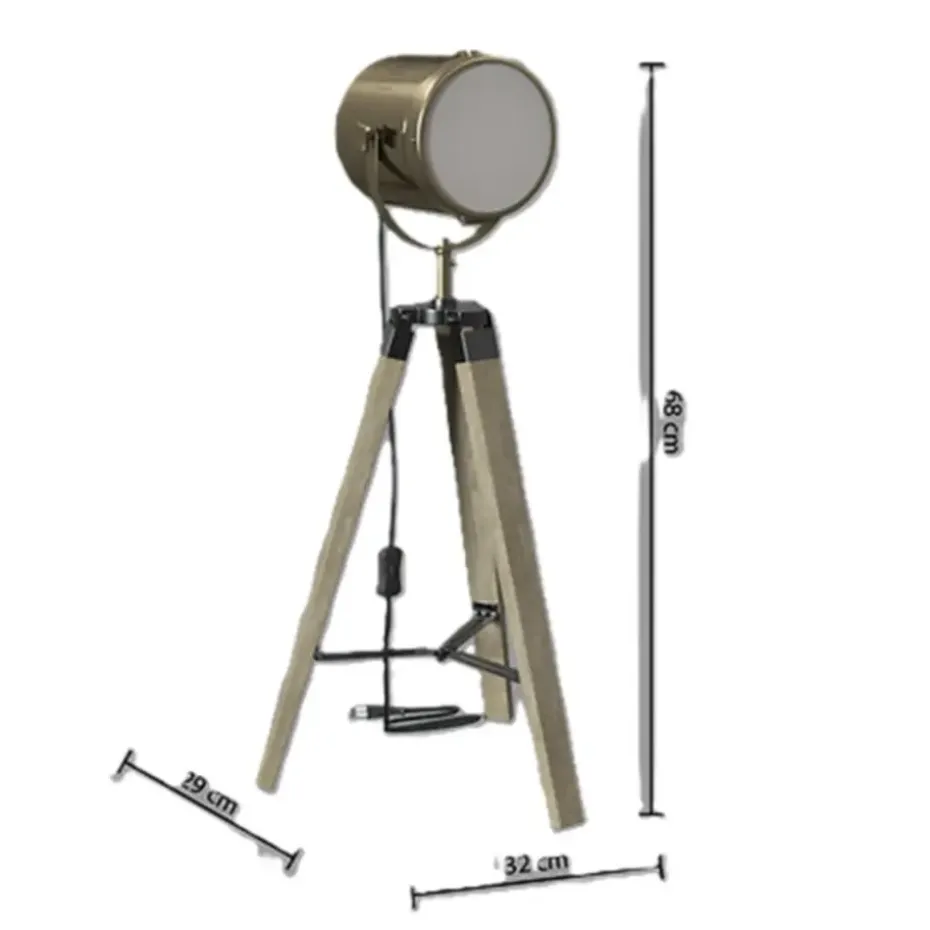 Atmosphera - Staande lamp - Metaal - Brons