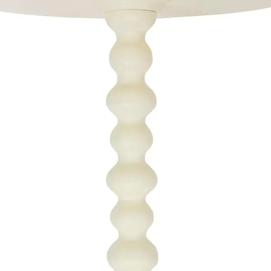 Atmosphera Bijzettafel/salontafel Alexa - ivoor - MDF hout - rond