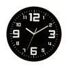 Atmosphera Elian Klok - zwart / wit - 30 cm - wandklok modern