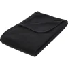 Atmosphera Plaid - zwart - polyester - 125 x 150 cm