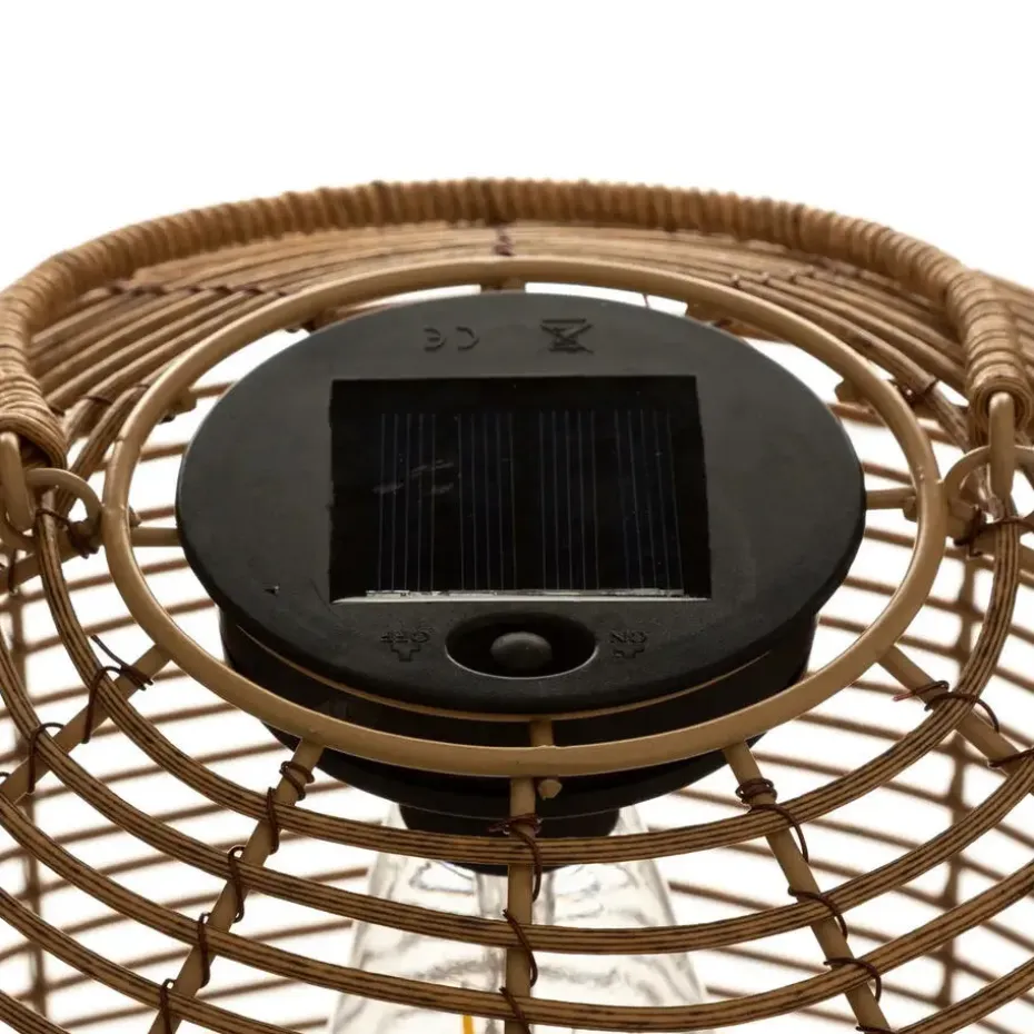 Atmosphera solar lantaarn - rotan - 30 x 30 cm