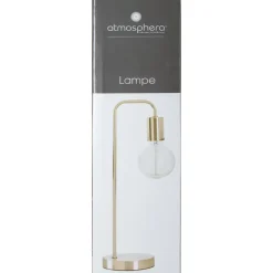 Atmosphera Tafellamp/bureaulamp Design Light - goud - 46 cm